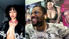 well trained horny ass tight teen stepdaughter revealing her tasty breasts, ai generated