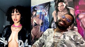 well trained horny ass tight teen stepdaughter revealing her tasty breasts, ai generated