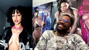 well trained horny ass tight teen stepdaughter revealing her tasty breasts, ai generated