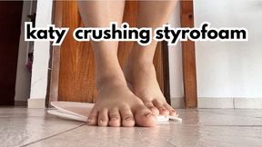 Crushing Food and Objects: The Styrofoam Circle Under My Feet