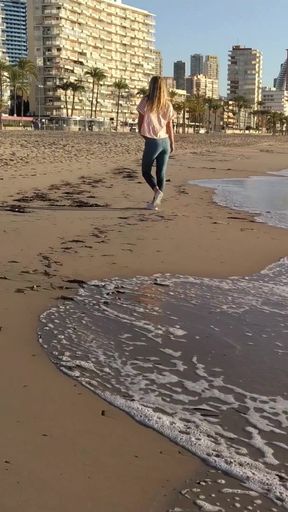 Must-share moment from &quot;Risky outdoor masturbation on a public beach.  Foot fetish.&quot;