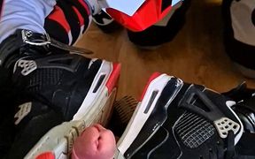 The Puppy Plays with My Bone and Sucks on It