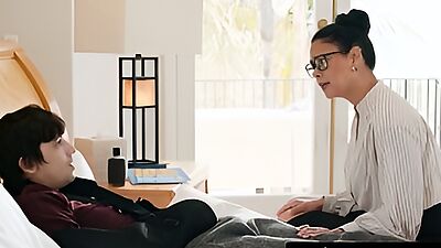 MODERN-DAY SINS - Sexy Sympathetic Teacher Makes Cum An Injured Teen Who Can't Masturbate