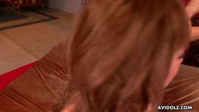 Japanese babe, Hina Otsuka fucked in a mmf action, uncensored