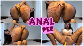 Pee + Anal and a huge orgasm