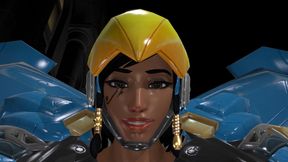 Pharah with Armor on the ride