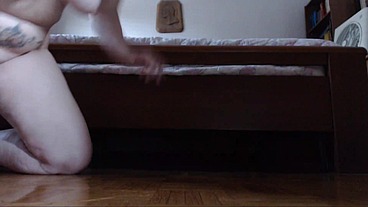 Dirty diaper full of piss to lick