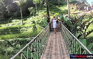 Big round ass thai gf licked and fucked