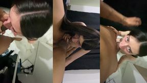 Intense Deep Throat Experience with a Fan - Watch the Exciting Moment Unfold!