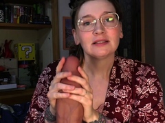 Close up pussy solo dildoing