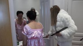 tall findom train her slave!