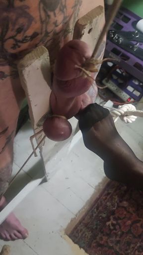 Goode Girl Unholy Crucifix Ballbusting Pt2