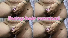 Vaginal hair removal: Smooth, exposed, and ready to devour you…