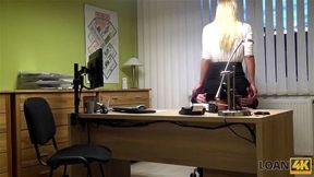 LOAN4K Naughty Nathaly gives her shaved pussy to the agent