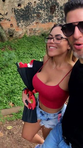 Jaw-dropping moment from &quot;Valentine&#039;s Day Fuck With A Hot Brazilian Babe Picked Up in Ibirapuera Park&quot;