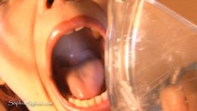 Checking My Mouth in The Mirror: Sophia Sylvan Mouth Fetish (2012)