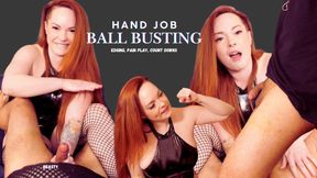 Ball Busting Handjob