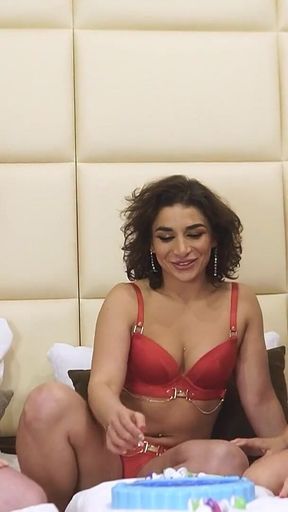 Dive Into a Sizzling Game of Strip Fishing with Margo, Fibi, and Lola Danger