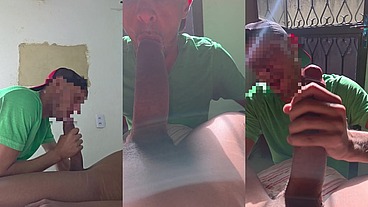 NOVINHO DE 25 CM LARGOU A NAMORADA PRA LEVAR MAMADA