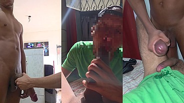 NOVINHO DE 25 CM LARGOU A NAMORADA PRA LEVAR MAMADA