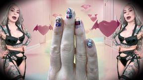 Hyperventilation for Ahegao Nails - JOI, Brain Rot