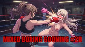 Mixed Boxing Gooning #2D: Gloves of Gooned Defeat (Animated, Music, Text)