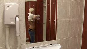 Blonde Whore gets cock in the ass