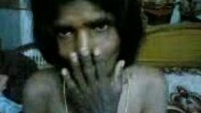 Ugly and skinny Indian granny lets me fuck her clam in a missionary pose