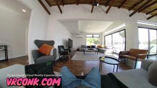 VR Conk: Busty Brunette Android Fucked In Cosplay Parody Of Video Game Detroit