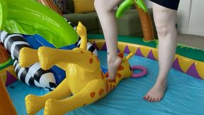 Strict step mother deflates your playcenter
