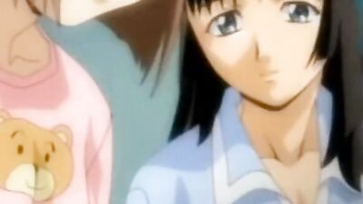 Watch this horny cartoon teen suck and get pounded in hardcore foursome action