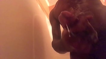 I my meat with soap suds in the shower