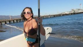 Santa Barbara Fuck: Milf Teen Anal Blowjob Workout