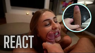 React: I want to suck your big cock, can I do it dirty?