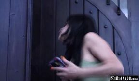 Stepmom's Secret Stayover: A Night of Surprising Encounters with Her Stepson's Roommates!