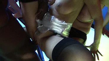 Angel, Carly And Nataly Take On A Scorching Group Fuck