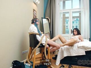 My insane and hawt wifey jumped on a stranger. Sexy sex with Lucy Mendez & Charlie Dean