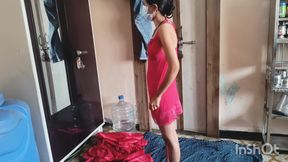 Shivani Trying Bikini First Time
