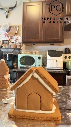 73 Giantess in 8-inch Heels Builds a Gingerbread Village