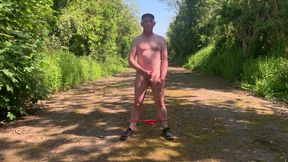 Irish Needledick Fag outdoors