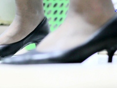 Close up foot fetish on cam