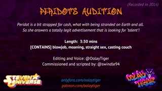 [STEVEN UNIVERSE] Peridot's Audition | Erotic Audio Play by Oolay-Tiger