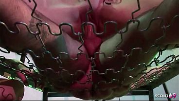 Rough BDSM session with MILF Domina and her obedient boy toy