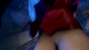 Blonde Is Sucking GIANT Big MONSTER'_S Cock Porn