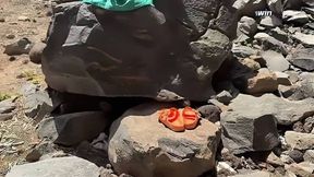 Amateur duo boned on the beach in doggystyle - red-hot hard-core action!