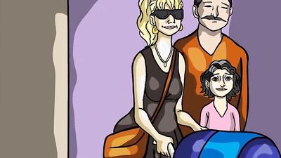 Blonde cartoon babe destroyed by massive black cock in dirty hentai