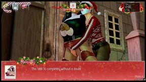 unlimited christmas [xmas hentai pornplay] ep.5 the black nun was naughty this year and need to be punish will holy seeds