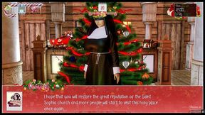 unlimited christmas [xmas hentai pornplay] ep.5 the black nun was naughty this year and need to be punish will holy seeds