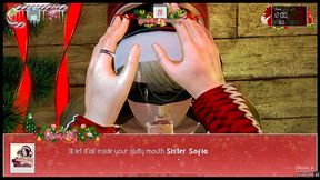 unlimited christmas [xmas hentai pornplay] ep.5 the black nun was naughty this year and need to be punish will holy seeds