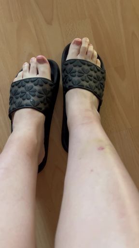 Feet in Flip-flops